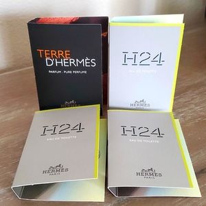 New never used HERMÈS bundle includes: 3x H24 Hermes & 1x HERMES Terre D'Hermes